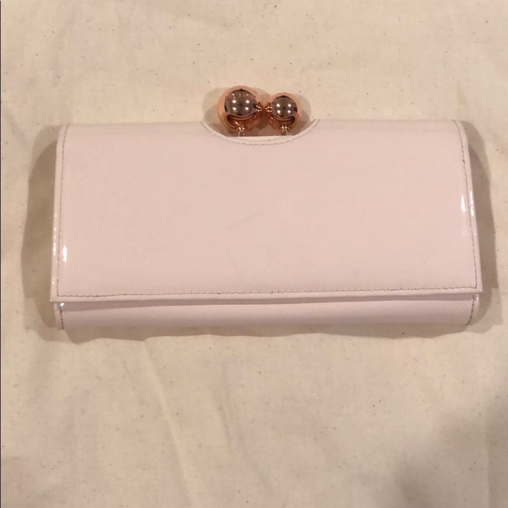 Pink and Rose Gold Ted Baker Wallet